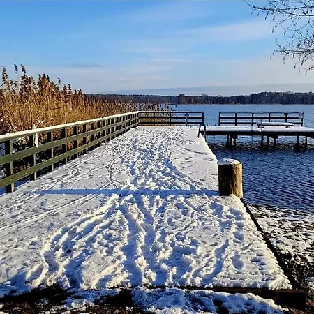 Perła Jezioraka - Całoroczny 100m Z Linią Brzegową, Banią Z Jacuzzi I Pomostem * Siemiany