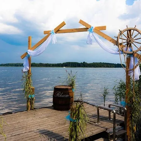 Perła Jezioraka - Całoroczny 100m Z Linią Brzegową, Banią Z Jacuzzi I Pomostem Apartament Siemiany