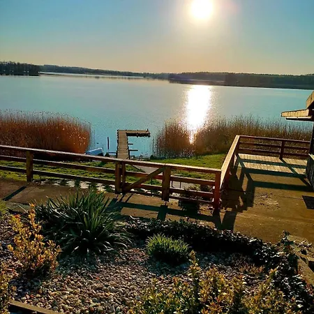 Apartament Perła Jezioraka - Całoroczny 100m Z Linią Brzegową, Banią Z Jacuzzi I Pomostem