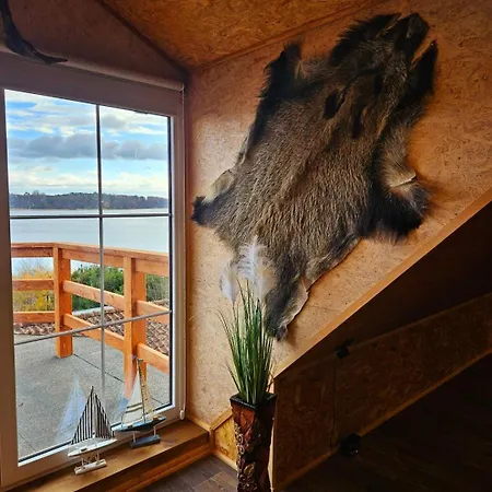 Perla Jezioraka - Caloroczny 100m Z Linia Brzegowa, Bania Z Jacuzzi I Pomostem Διαμέρισμα *