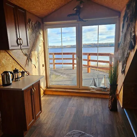 Perla Jezioraka - Caloroczny 100m Z Linia Brzegowa, Bania Z Jacuzzi I Pomostem Apartment Siemiany
