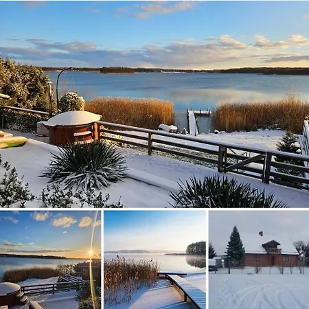 Perła Jezioraka - Całoroczny 100m Z Linią Brzegową, Banią Z Jacuzzi I Pomostem *