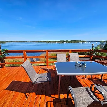 Apartament Perła Jezioraka - Całoroczny 100m Z Linią Brzegową, Banią Z Jacuzzi I Pomostem