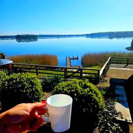 Perła Jezioraka - Całoroczny 100m Z Linią Brzegową, Banią Z Jacuzzi I Pomostem Apartament