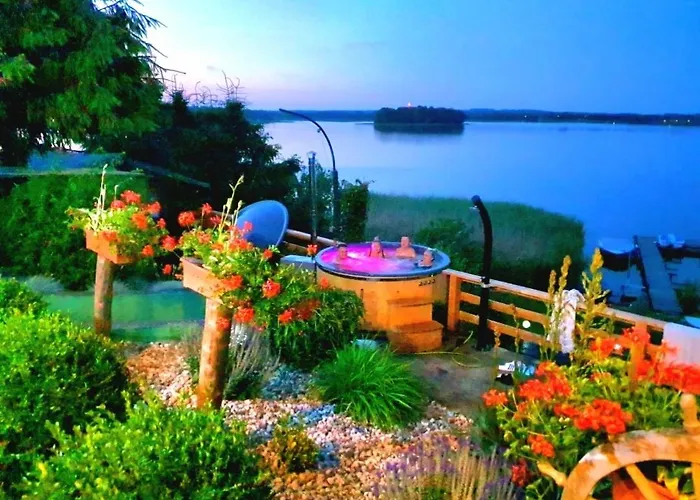 Perla Jezioraka - Caloroczny 100m Z Linia Brzegowa, Bania Z Jacuzzi I Pomostem *